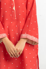 Poly Cambric Printed Shirt