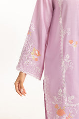Poly Slub Embroidered Co-Ord Set