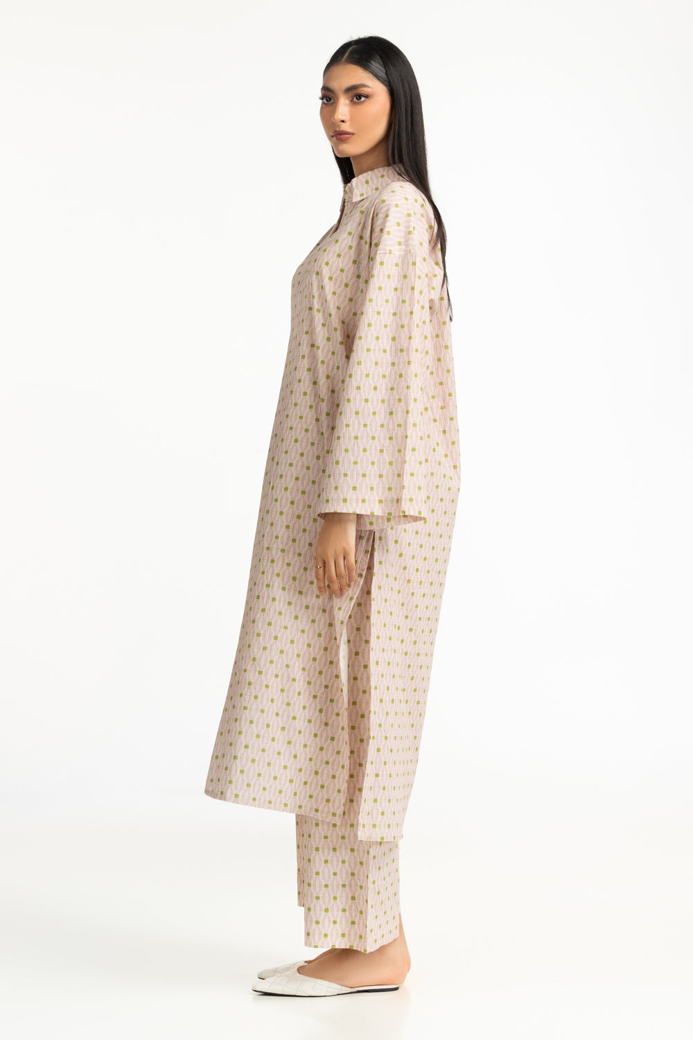 Ripple Crinkle Printed Co-Ord Set