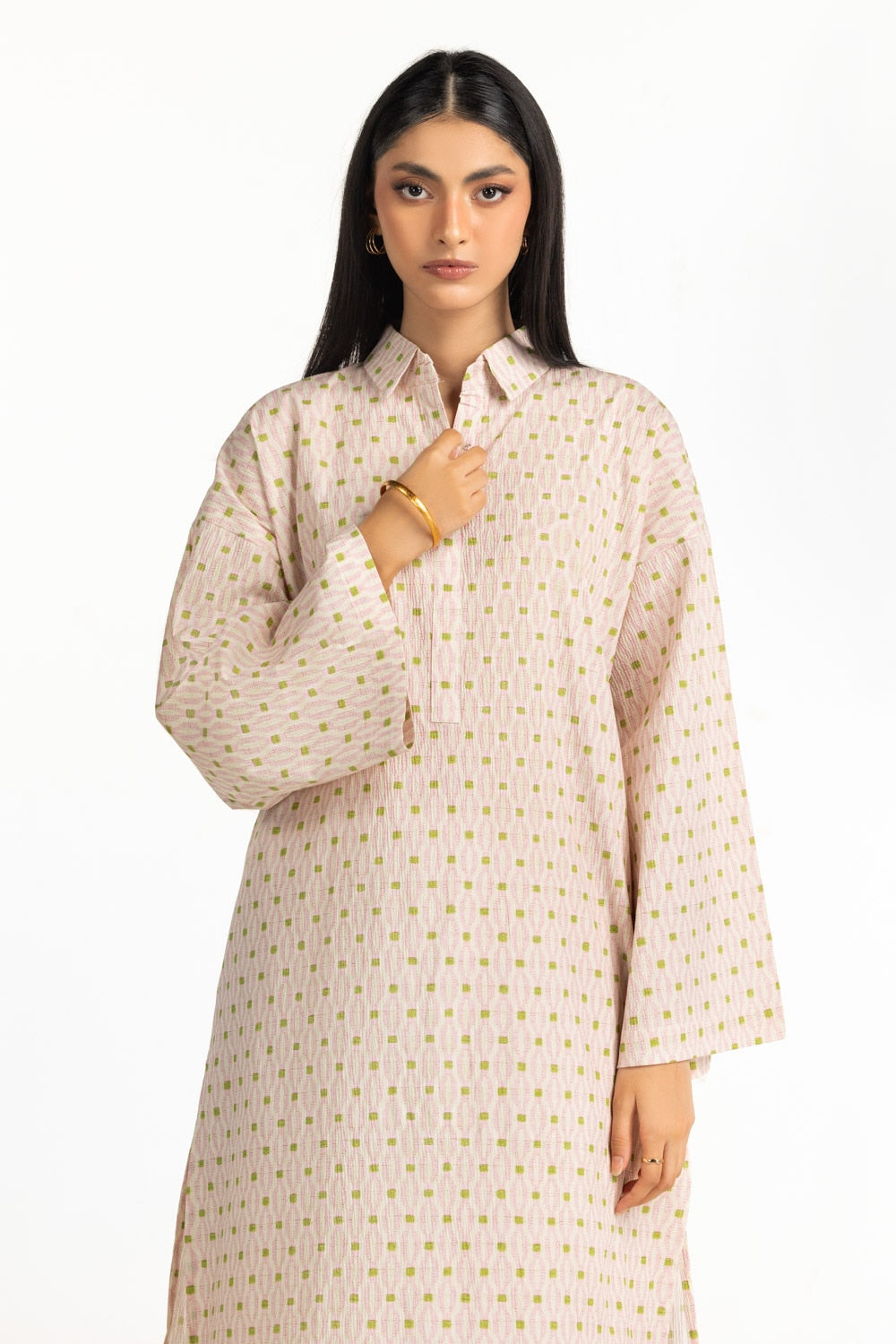 Ripple Crinkle Printed Co-Ord Set