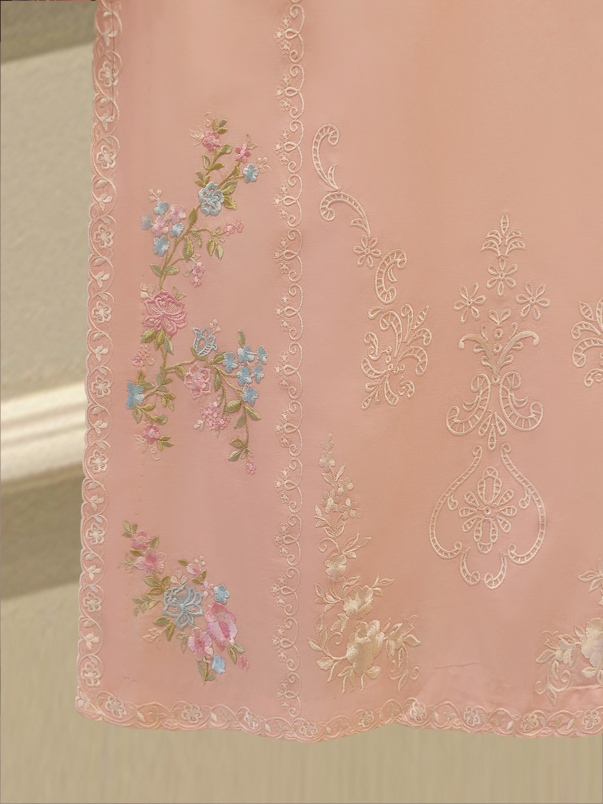 2 Piece - Embroidered Cambric Suit S115304