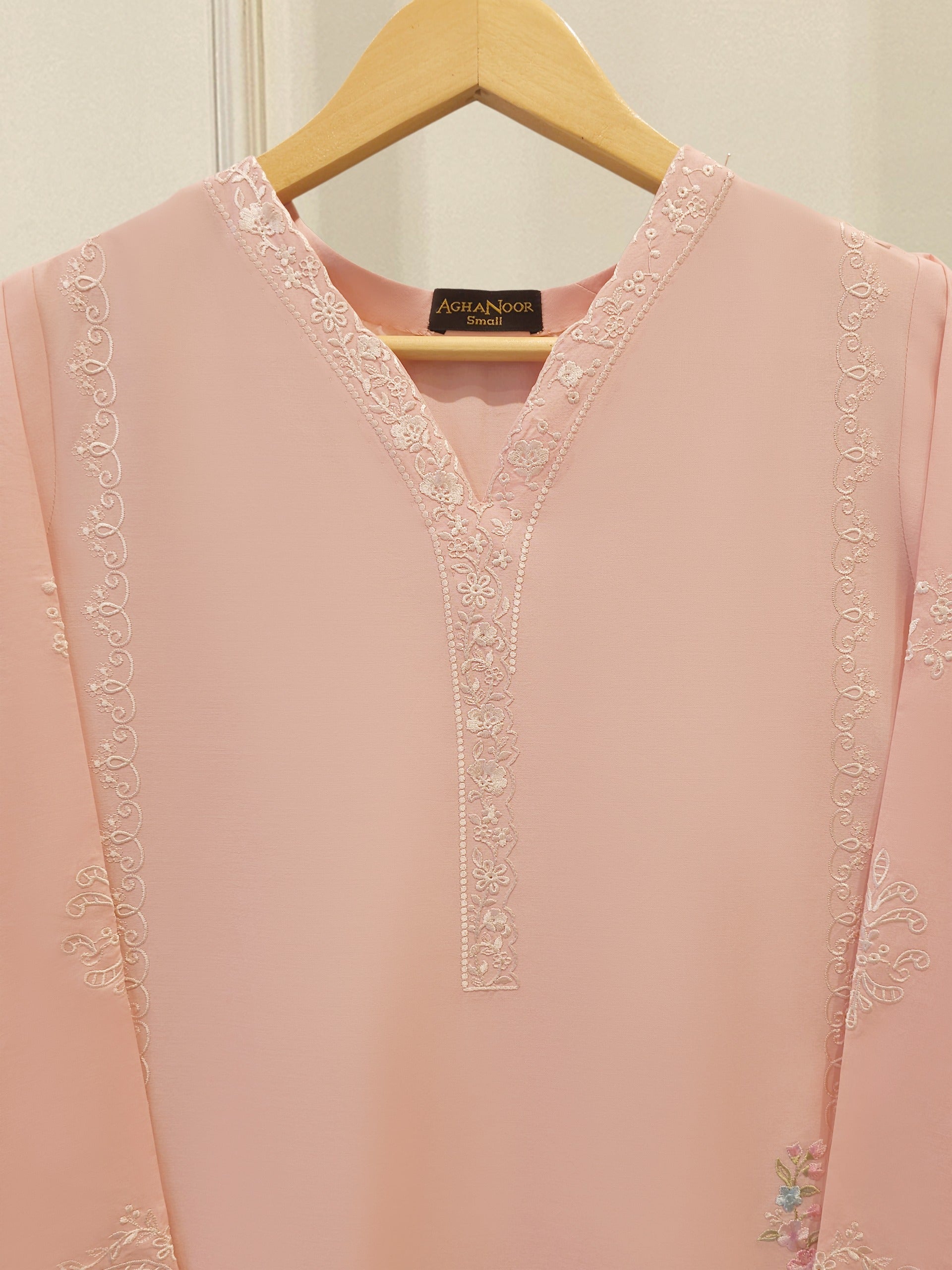 2 Piece - Embroidered Cambric Suit S115304