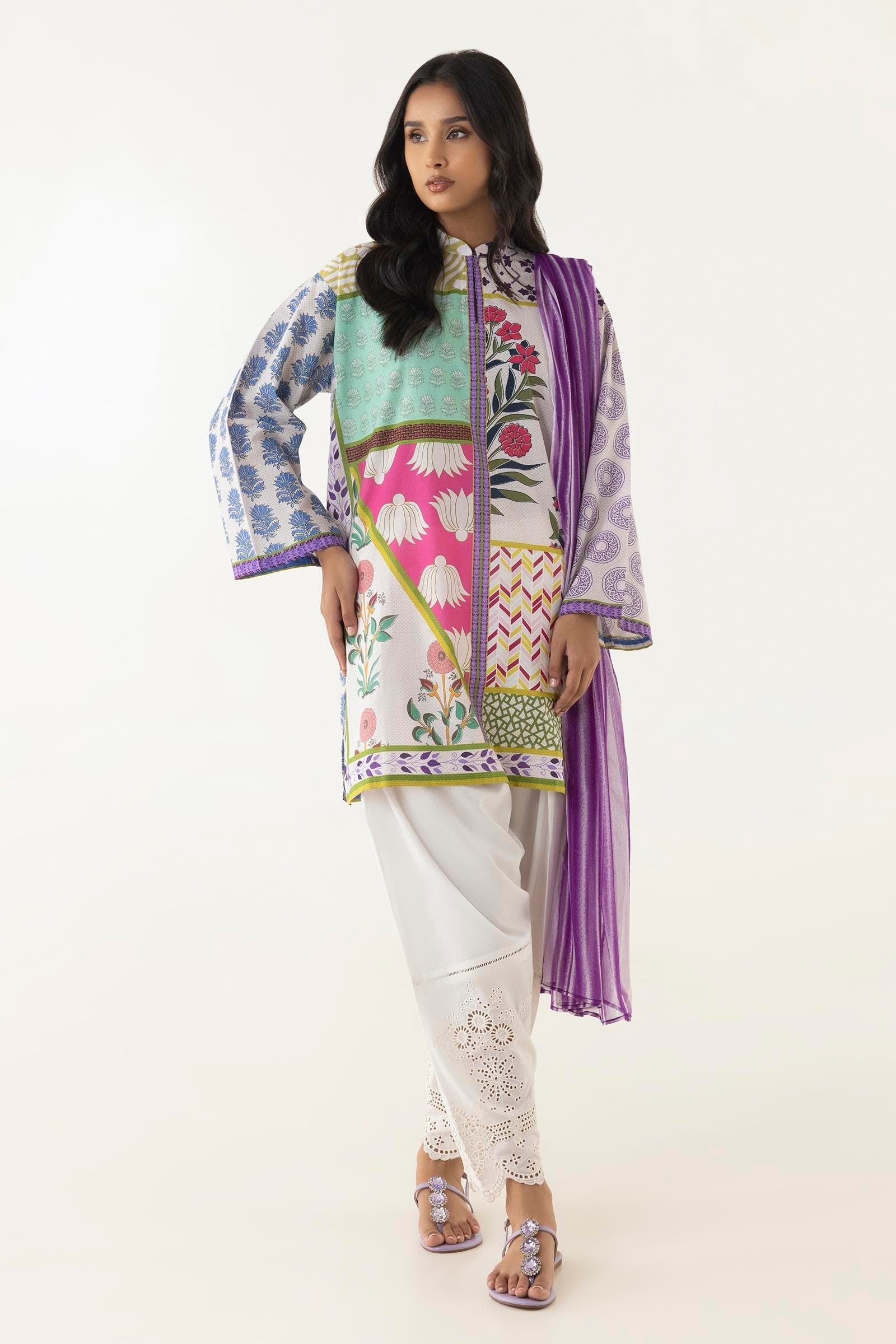 Stitched Shirt + Dupatta
