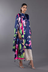 Stitched Satin Shirt + Dupatta