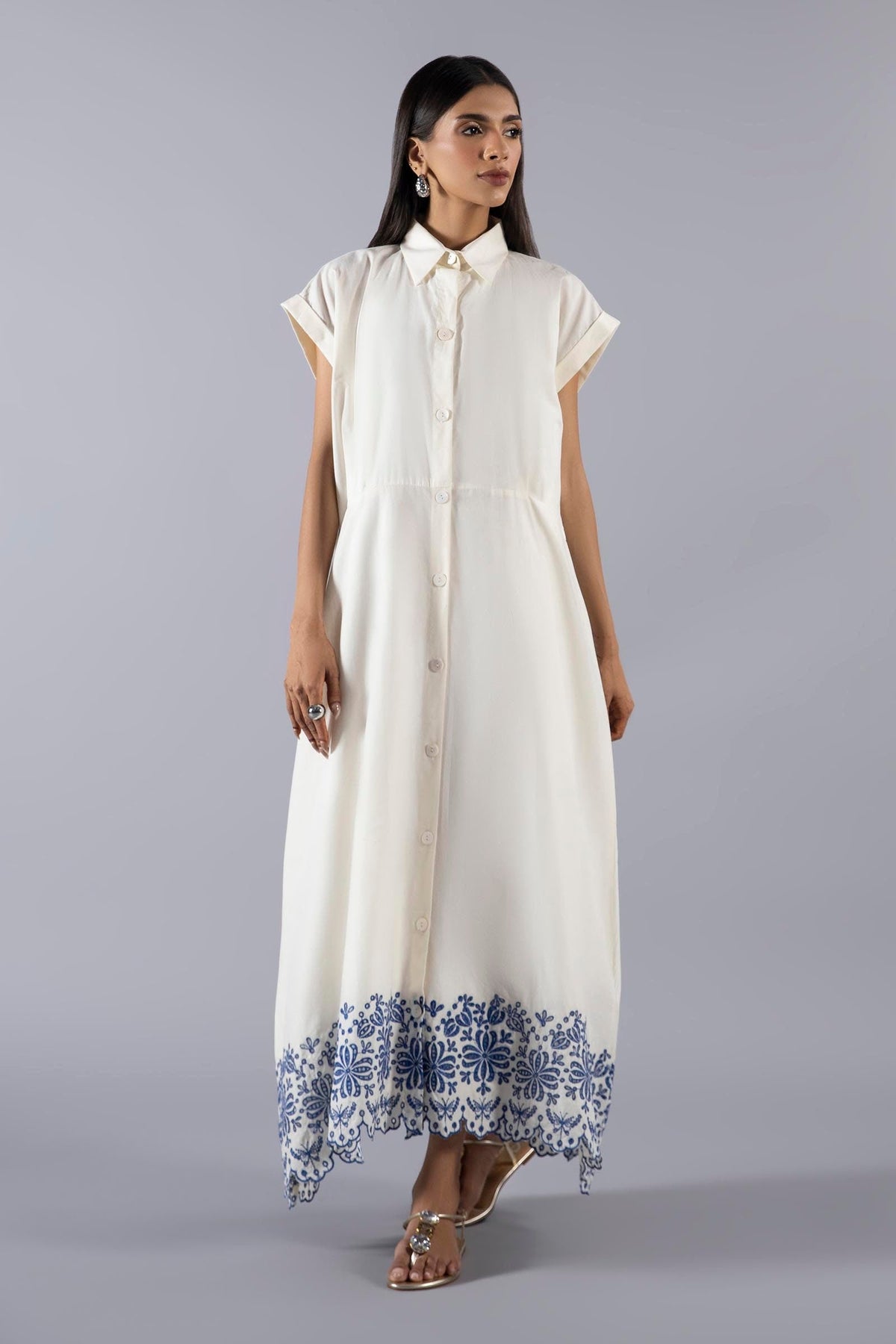 Stitched Embroidered Dress