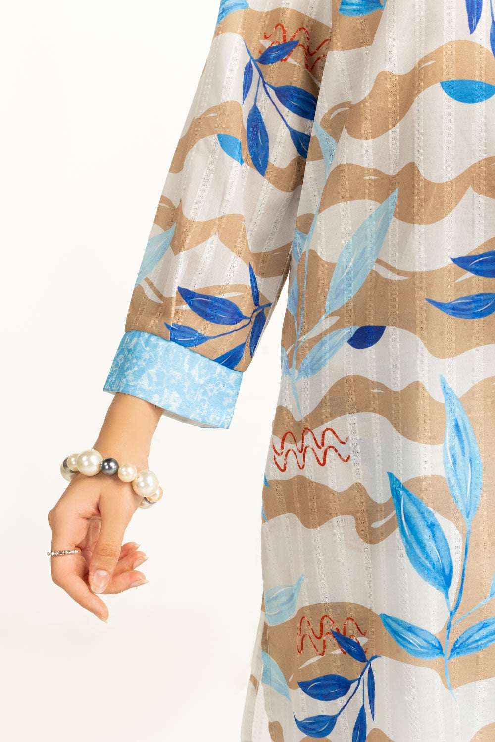 Textured Dobby Printed Co-Ord Set