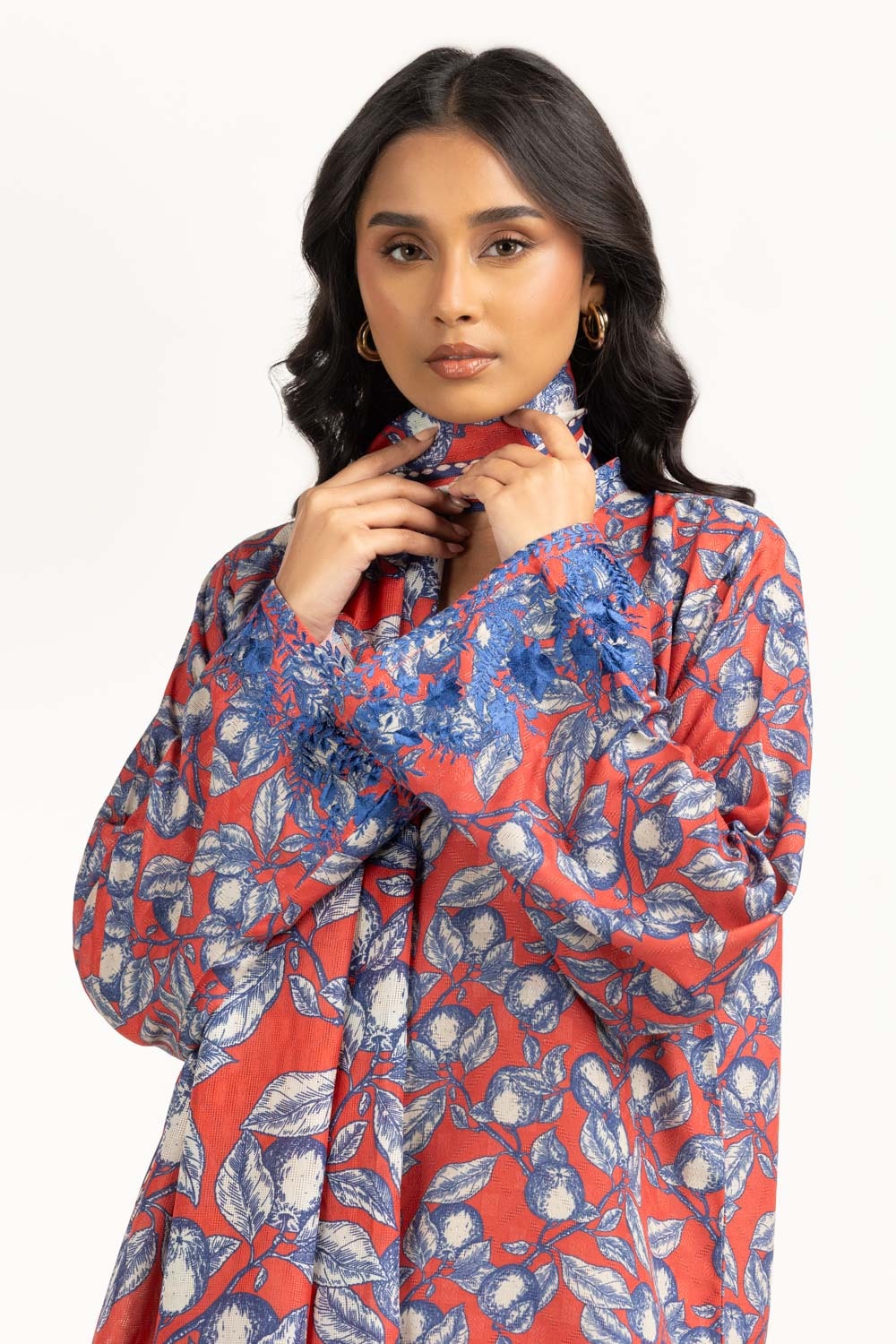 Textured Dobby Printed Shirt