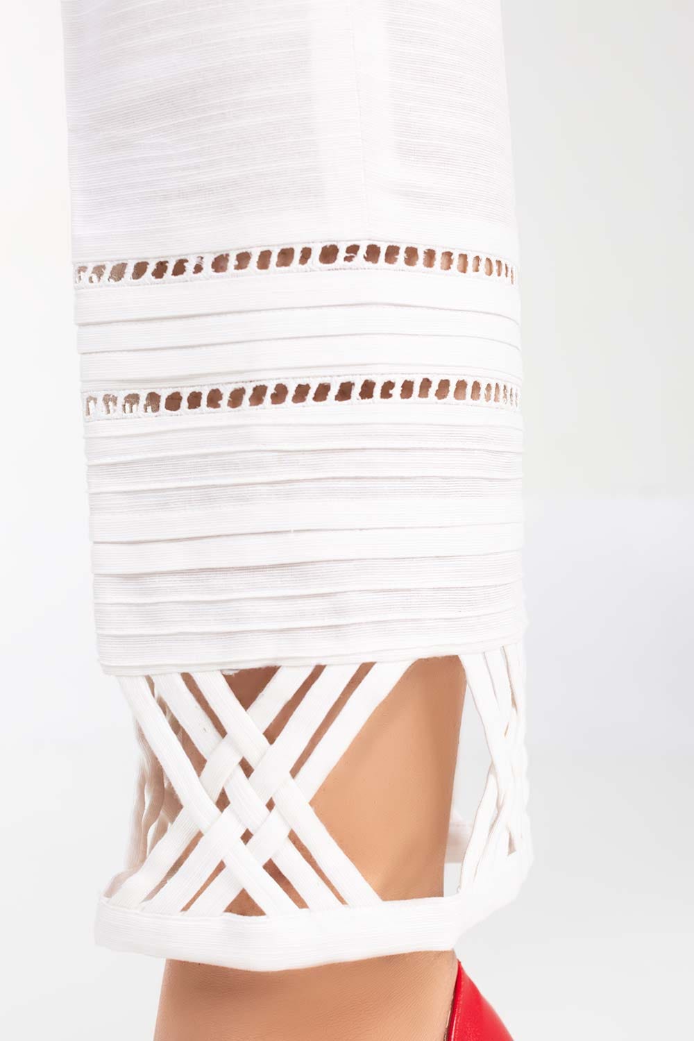 Off-White Khaddar Trouser