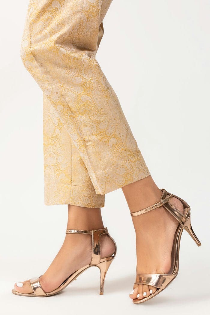 Golden Jamawar Trousers
