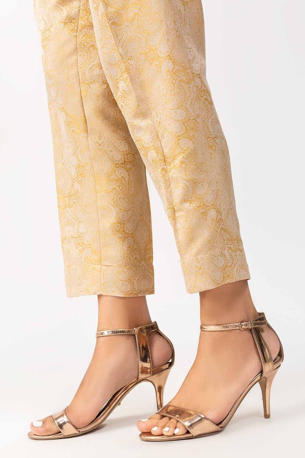 Golden Jamawar Trousers
