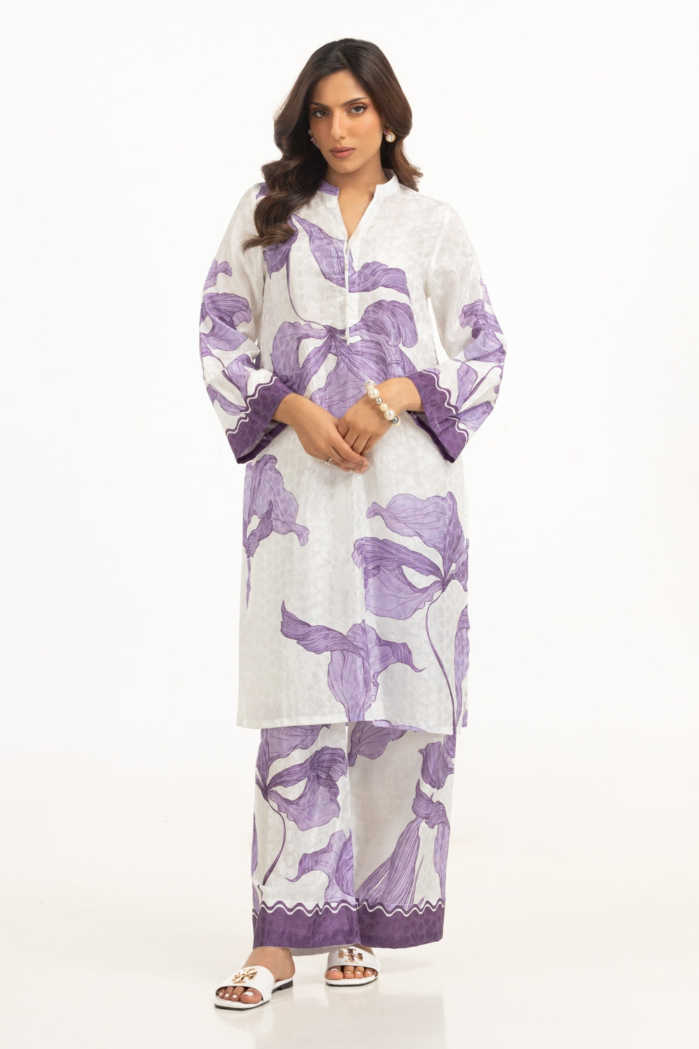 Viscose Jacquard Printed Co-Ord Set