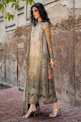 3-PC Stitched Embroidered Chiffon Collection VSLW6-07P