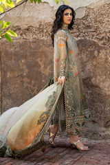 3-PC Stitched Embroidered Chiffon Collection VSLW6-07P