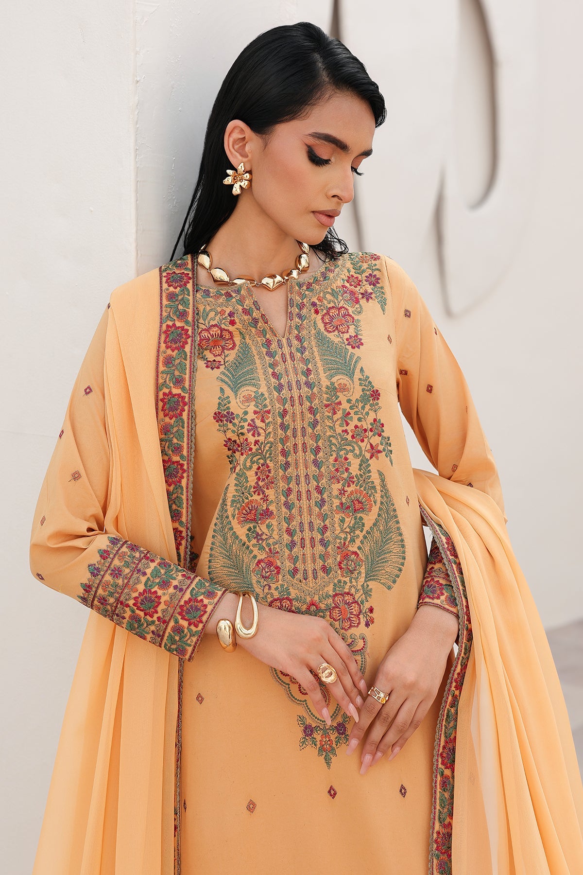 3-PC Stitched Embroidered Lawn Collection CNP-6-220