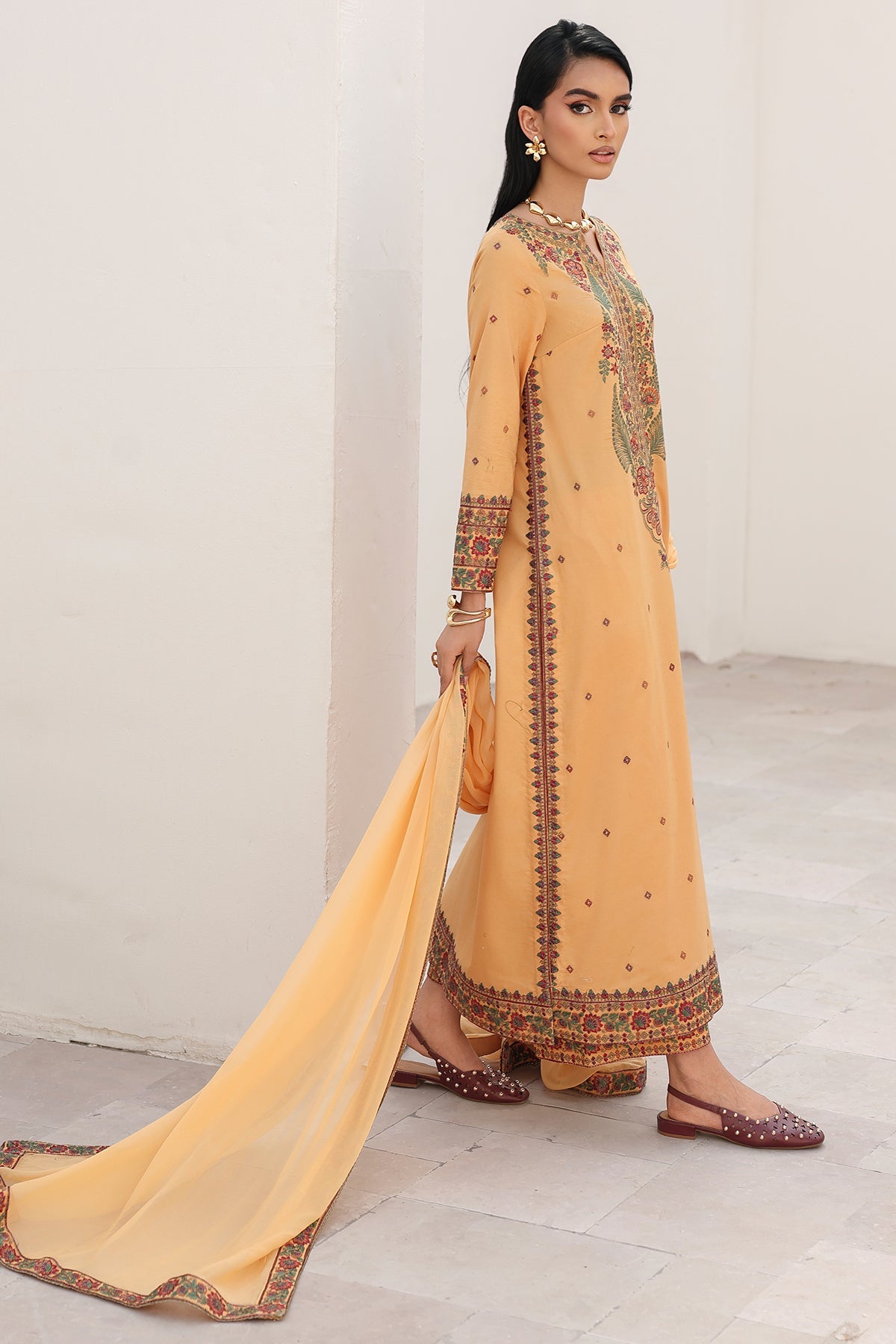 3-PC Stitched Embroidered Lawn Collection CNP-6-220