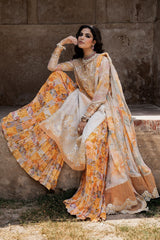 3-PC Stitched Embroidered Chiffon Collection VSLW6-06P