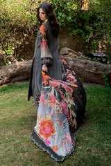 3-PC Stitched Embroidered Chiffon Collection VSLW6-02P