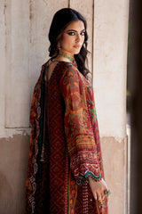 3-PC Stitched Embroidered Chiffon Collection VSLW6-04P