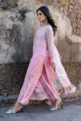 3-PC Stitched Embroidered Chiffon Collection VSLW6-01P