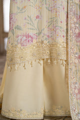 MUTED CELADON-3PC SILK EMBROIDERED PRET