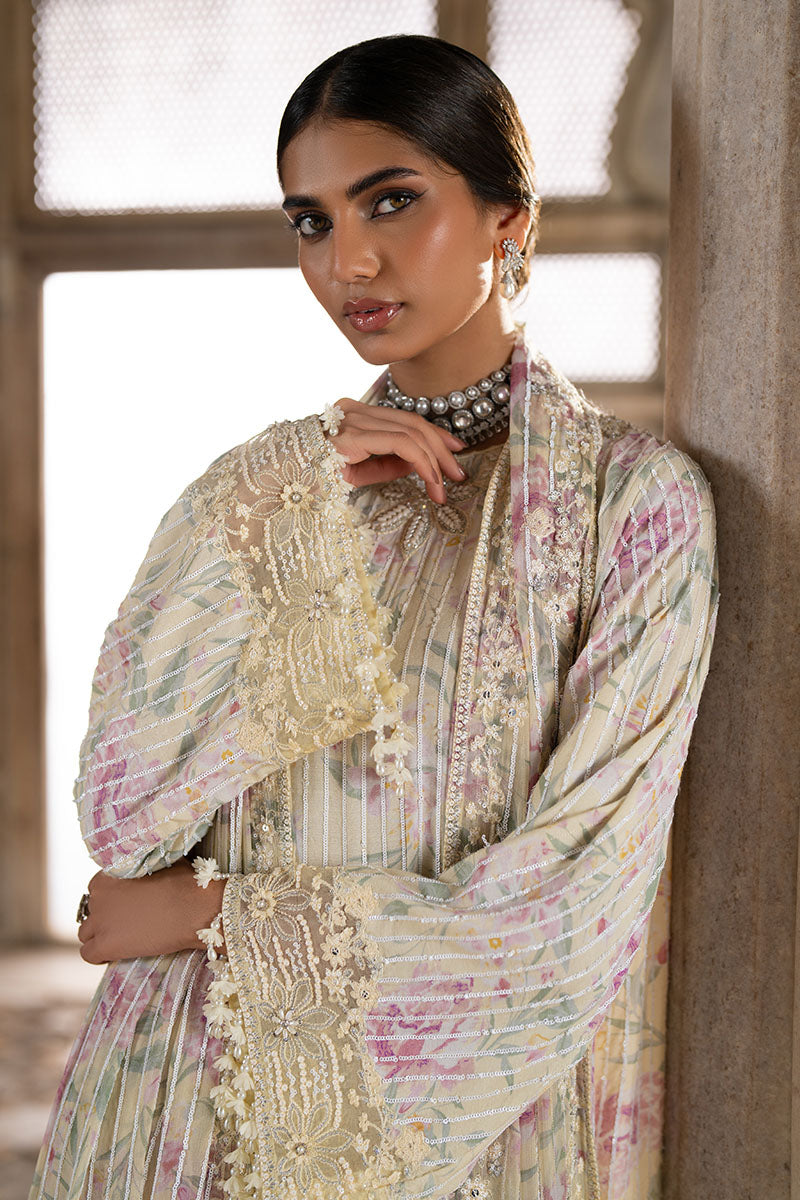 MUTED CELADON-3PC SILK EMBROIDERED PRET