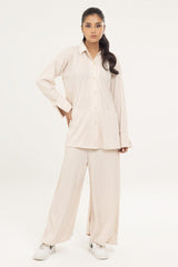 Knitted Blended Dyed Shirt