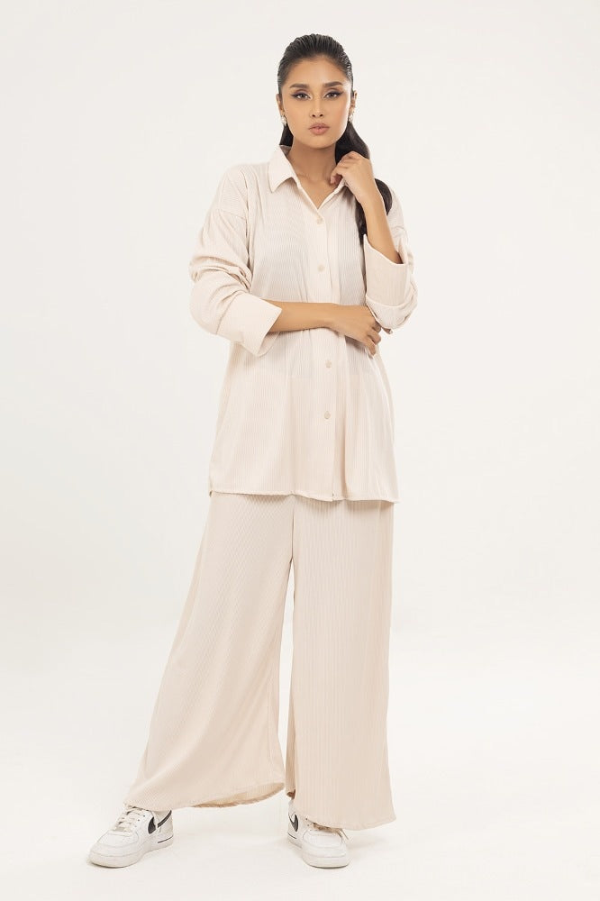 Knitted Blended Dyed Shirt