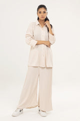 Knitted Blended Dyed Shirt