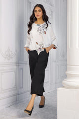 Charmeuse Silk Digital Printed Shirt