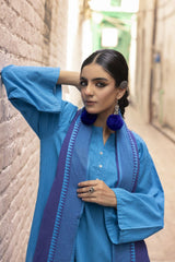 Jacquard Shirt And Trouser With Jacquard Dupatta