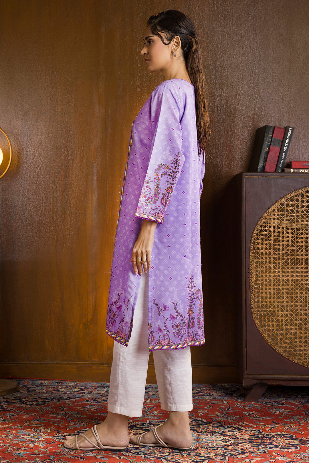 Embroidered Kurta - 3022