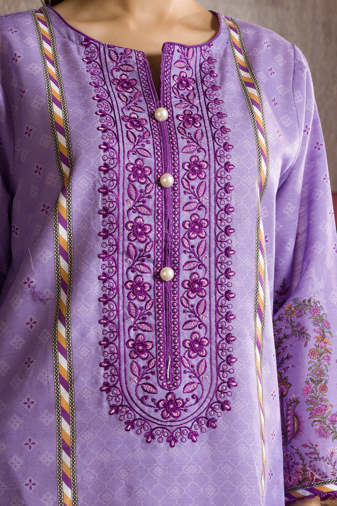 Embroidered Kurta - 3022