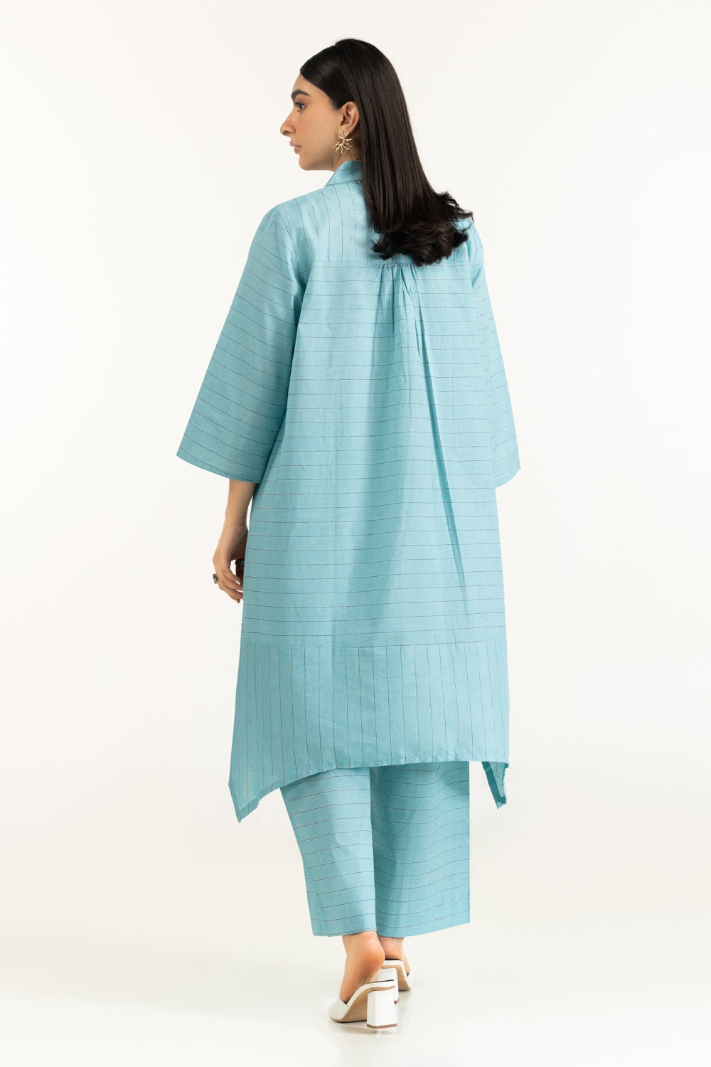 Yarn-dyed Embellished Co-Ord Set